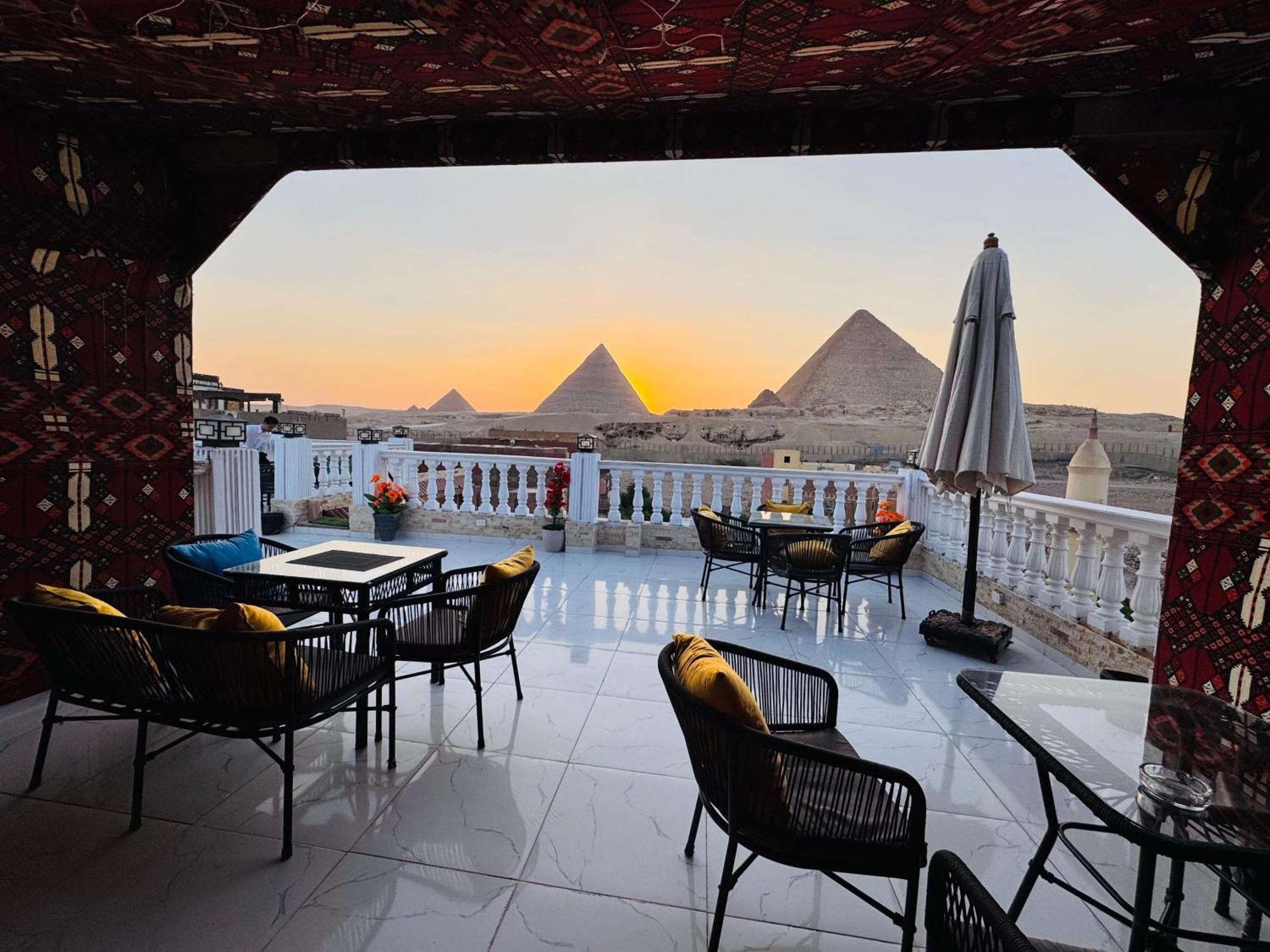 Hotel New Scarab Pyramids View à Kafret el-Gabal Extérieur photo