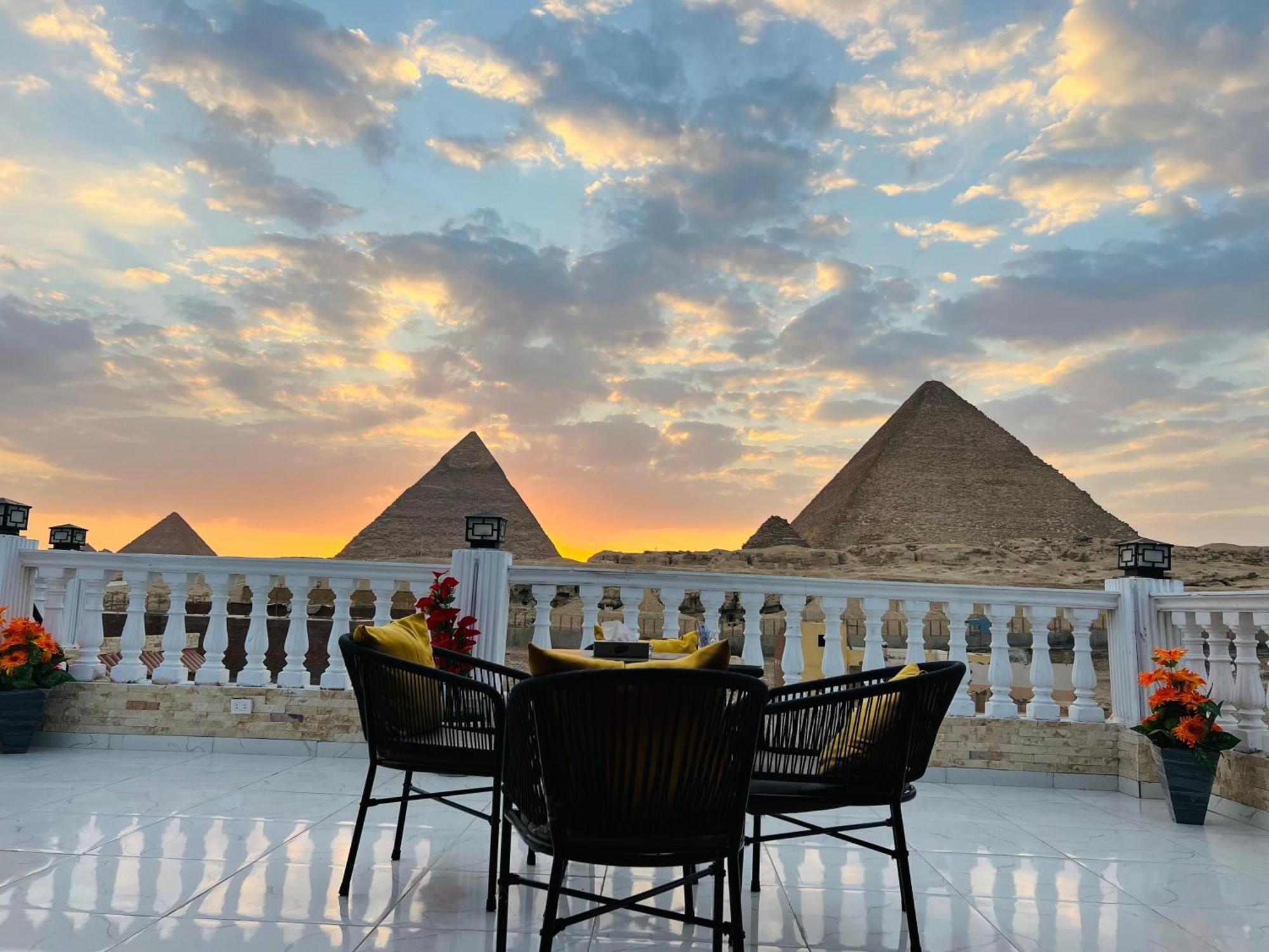 Hotel New Scarab Pyramids View à Kafret el-Gabal Extérieur photo
